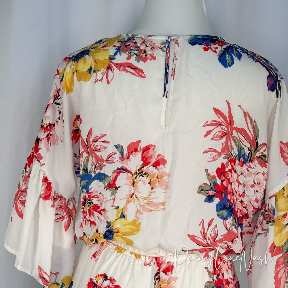 Forever 21 Contemporary Floral Romper White - Picture 7 of 7